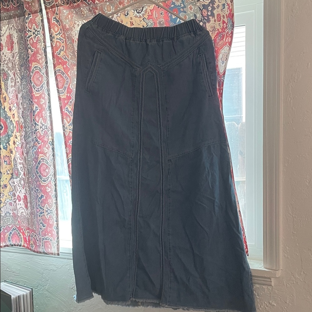 Amazon Women's Navy Maxi Skirt